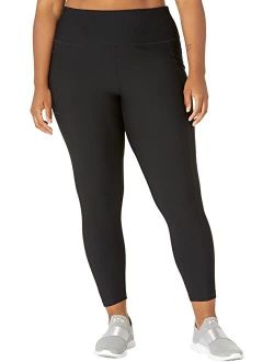Active Plus Size Ribbed Texture Leggings