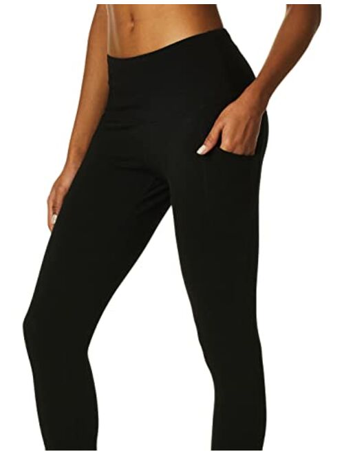 Jockey Women's Cotton Stretch Basic Ankle Legging with Side Pocket
