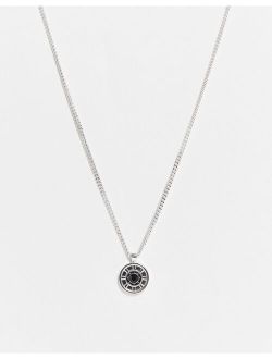 Icon Brand deco wheel pendant in silver