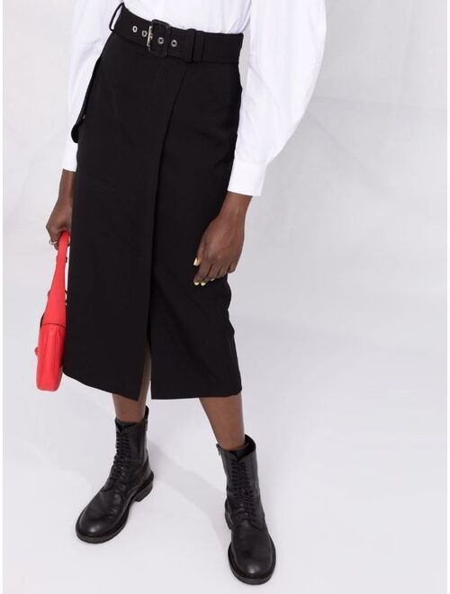 Alexander McQueen high-waisted pencil skirt