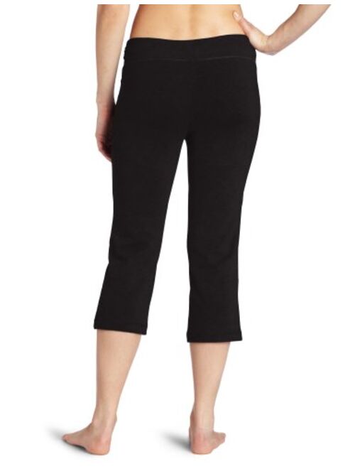 Danskin Women's Sleek fit Crop Pant w/Comfort Waistband