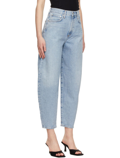 AGOLDE Blue Balloon Ultra-High Rise Curved Taper Jeans
