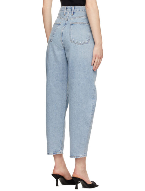 AGOLDE Blue Balloon Ultra-High Rise Curved Taper Jeans