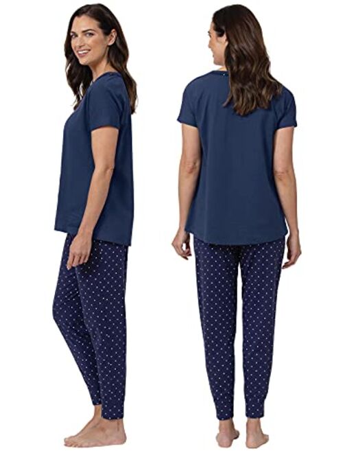 PajamaGram Womens Pajama Sets - 100% Cotton Pajamas for Women Set