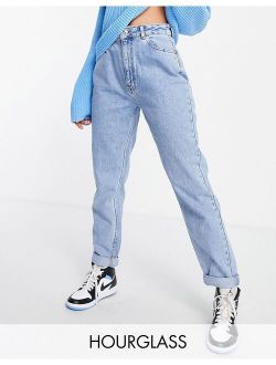 Hourglass high rise 'original' mom jeans in lightwash