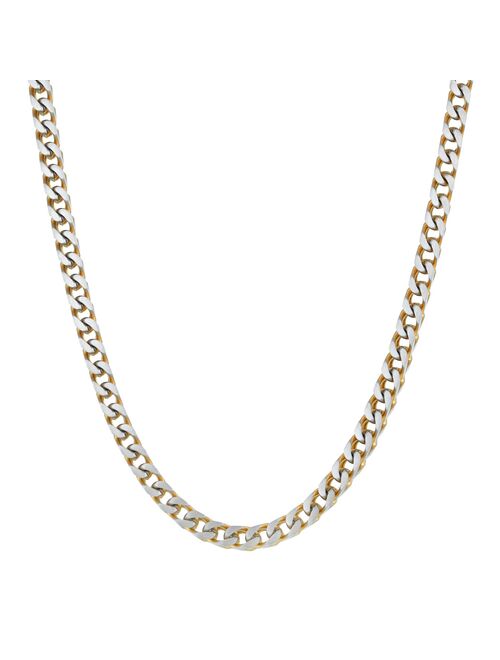 Men's LYNX Gold Tone Ion-Plated Stainless Steel Necklace