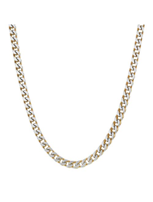 Men's LYNX Gold Tone Ion-Plated Stainless Steel Necklace