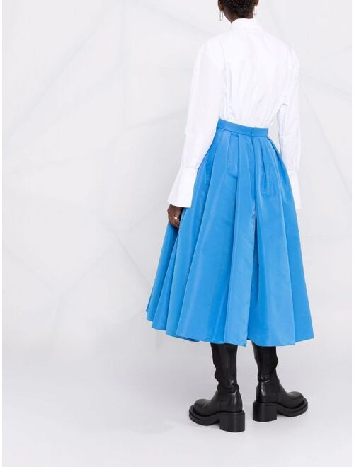 Alexander McQueen high-waisted full skirt