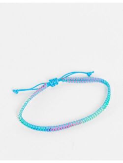 midweight 8mm fabric anklet in multi color