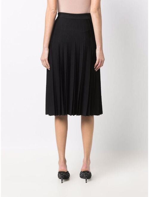 Balenciaga pleated mid-length skirt