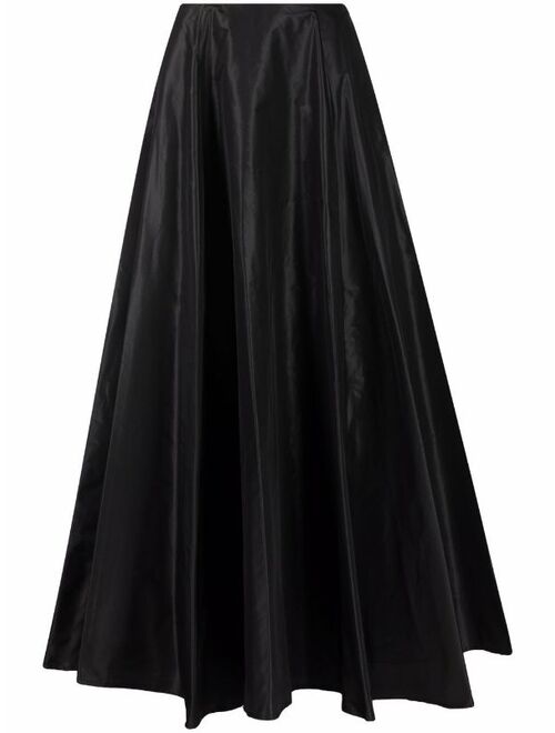 Balenciaga pleated full maxi skirt