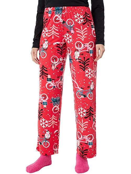 HUE Biker Flamingo Timeless Soft Jersey Pajama Set