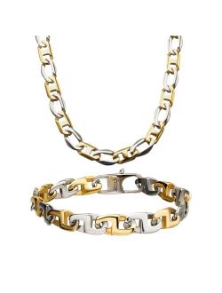 Men's Mariner Chain Necklace & Bracelet Set