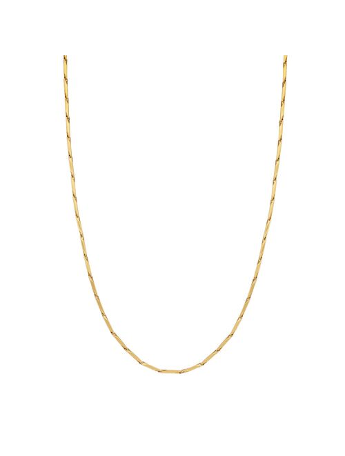 Men's LYNX Gold Tone Ion-Plated Stainless Steel Link Chain Necklace