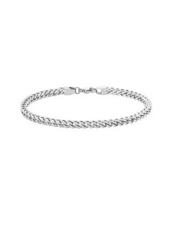 Stainless Steel 4 mm Foxtail Chain Bracelet