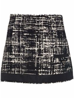 boucl-knit skirt