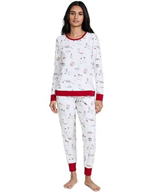BedHead Pajamas Women's Crew Pullover Jogger Pj Set