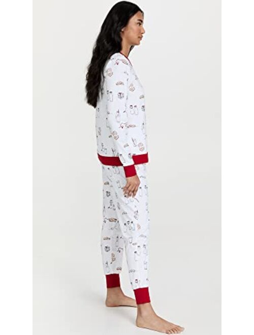 BedHead Pajamas Women's Crew Pullover Jogger Pj Set