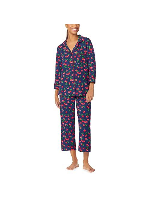 BedHead Pajamas 3/4 Sleeve Cropped PJ Set
