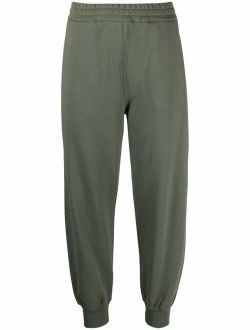 tapered cotton track pants