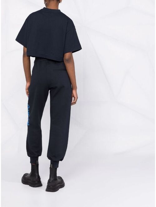 Alexander McQueen cropped track trousers