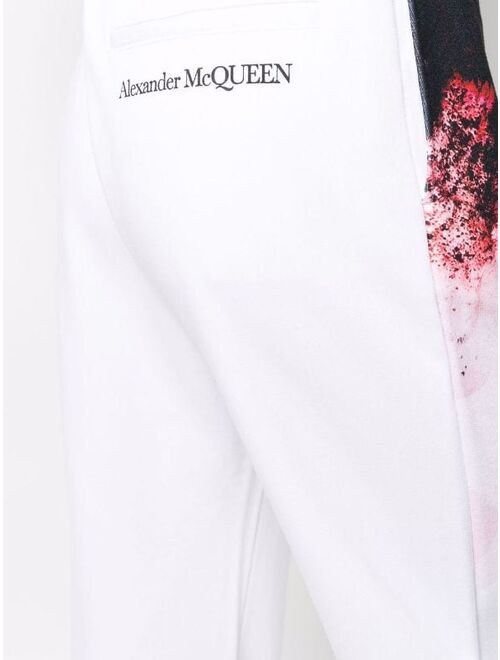 Alexander McQueen Anemome-print track pants