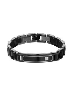 Men's Black Stainless Steel Bracelet