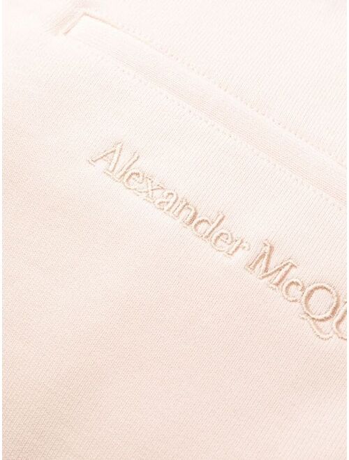 Alexander McQueen logo-embroidered track pants