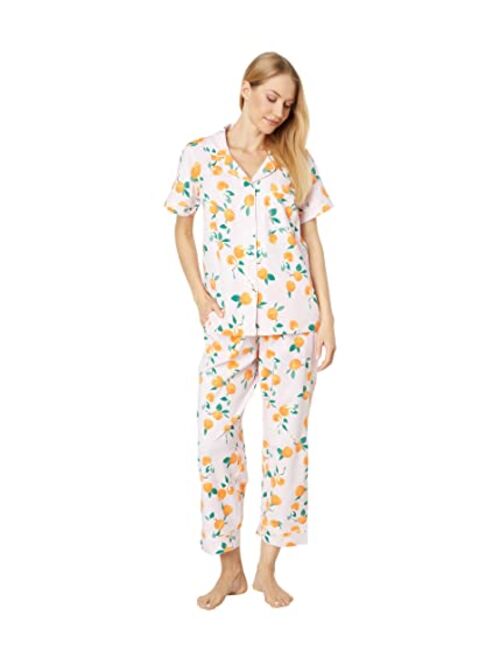 Buy BedHead Pajamas Short Sleeve Cropped Pajama Set online | Topofstyle
