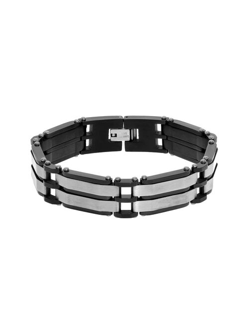 Men's LYNX Two Tone Stainless Steel Bracelet