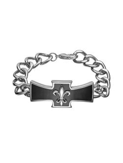 Titanium Cross Link Bracelet - Men