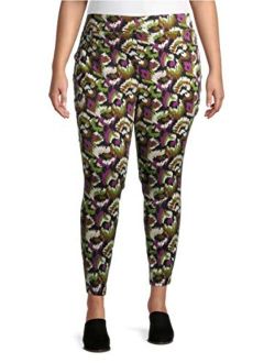 Bold Abstract Plus Size Mid Rise Jegging