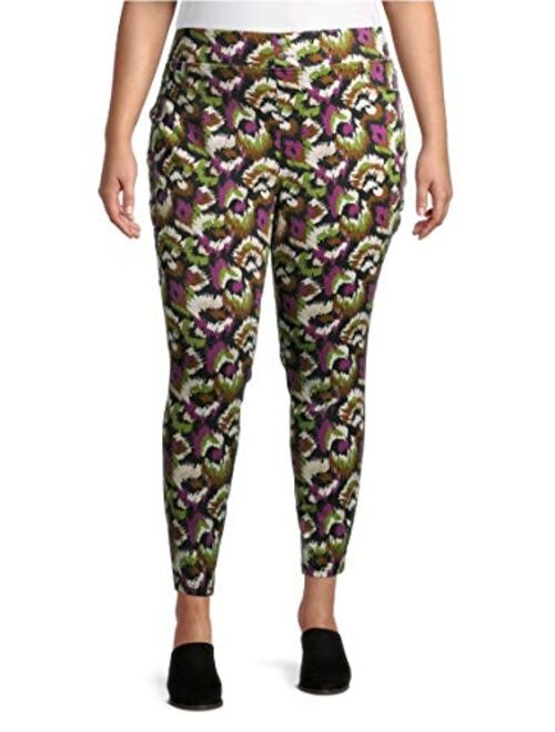 Terra & Sky Bold Abstract Plus Size Mid Rise Jegging