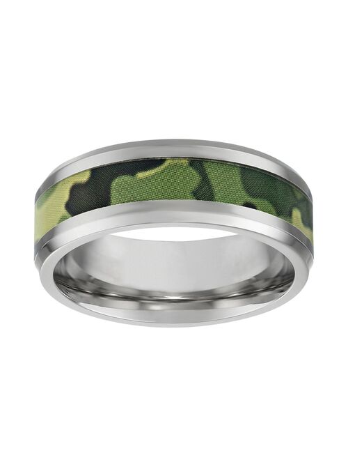 LYNX Stainless Steel Camouflage Band - Men