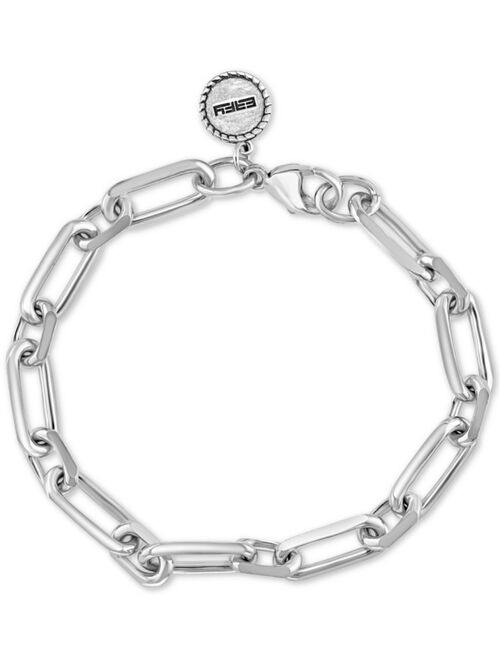 EFFY Collection EFFY® Men's Oval Link Bracelet in Sterling Silver