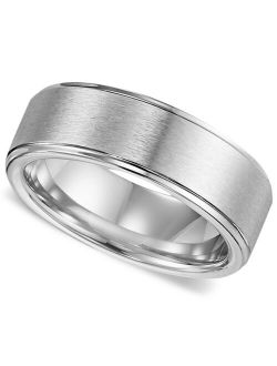 Triton Men's Cobalt Ring, Comfort Fit Wedding Band