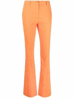 slit cuff tailored trousers