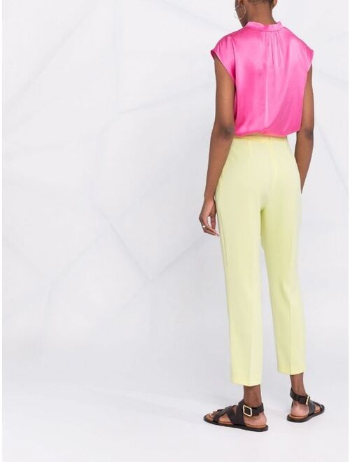 PINKO tapered cropped trousers