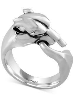 Collection Gento by EFFY Men's Panther Head Ring in Sterling Silver