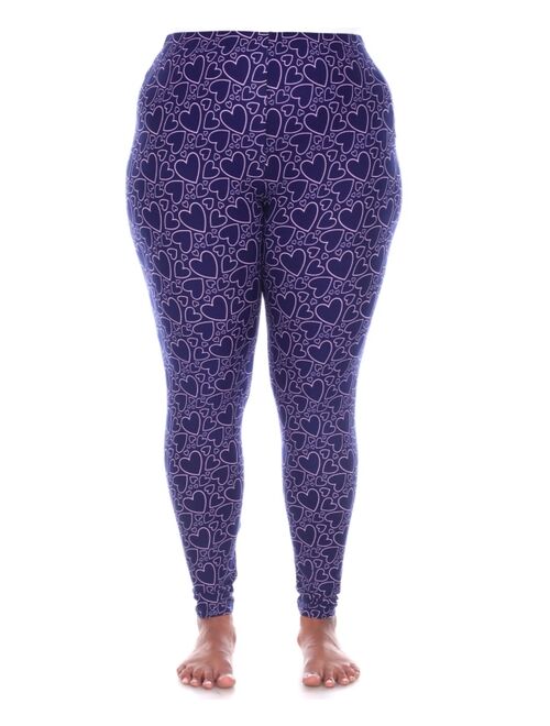 Women's White Mark Printed Leggings