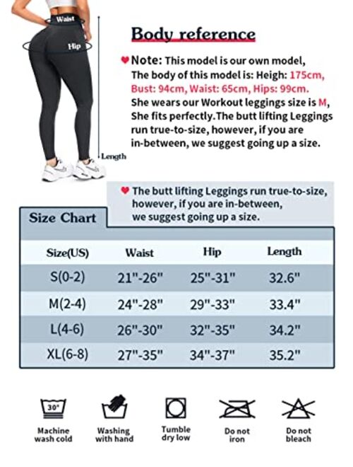 A AGROSTE Women Seamless Scrunch Butt Lifting Leggings High Waisted Workout Yoga Pants Booty Tight