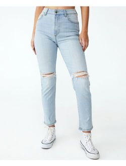 Women's Stretch Mom Jeans