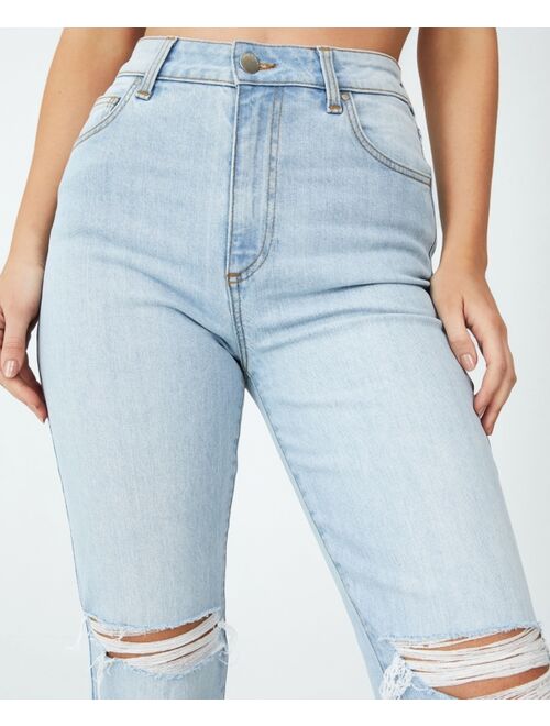 COTTON ON Women's Stretch Mom Jeans