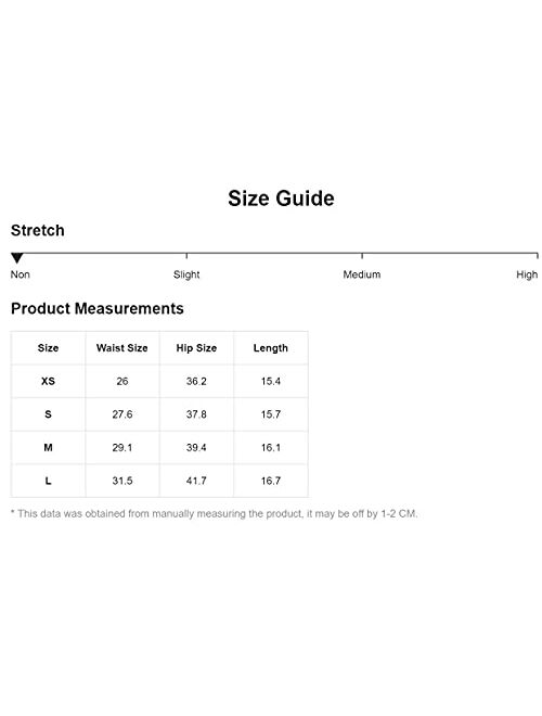 MakeMeChic Women's Colorblock High Waist Denim Skirt Mini Skirts