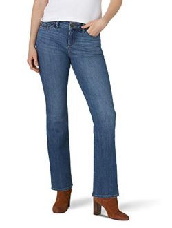 Women's Petite Secretly Shapes Regular Fit Bootcut Jean