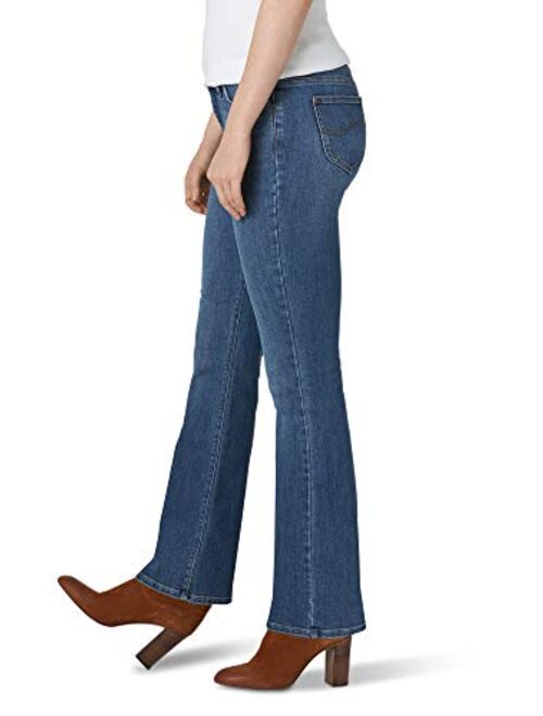 Lee Women's Petite Secretly Shapes Regular Fit Bootcut Jean