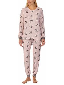 Womens 2 Piece Cozy Pajama Set