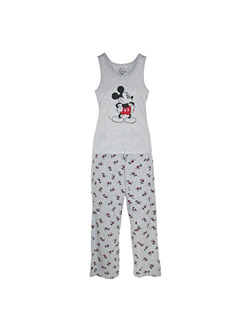 Disney Mickey Mouse Women's Tank and Pant Pajama Set