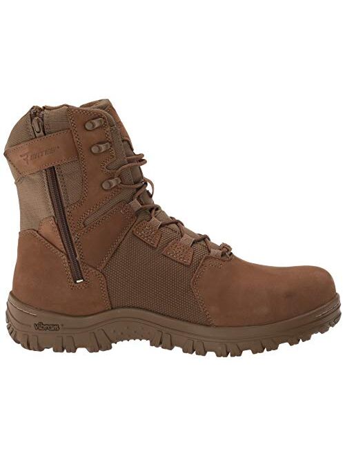 Bates Men's 8" Maneuver Drygaurd+ Composite Toe Side Zip Military and Tactical Boot