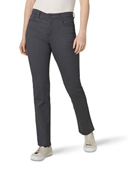 Womens Instantly Slims Classic Relaxed Fit Monroe Straight Leg Jean